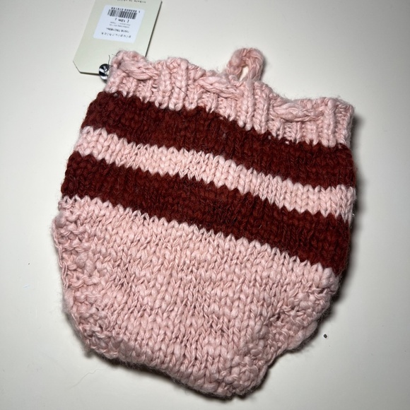 PiuPiuChick Pink Striped Knit Bloomer Shorties New With Tags 12 months - Picture 2 of 4